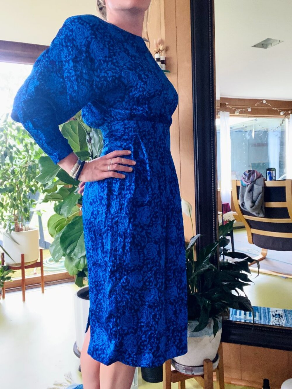 Vintage 80's Silk Dress